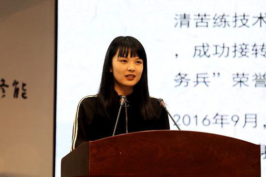 首届“河南最美大学生”河南农业大学林学院本科生王雅清演讲