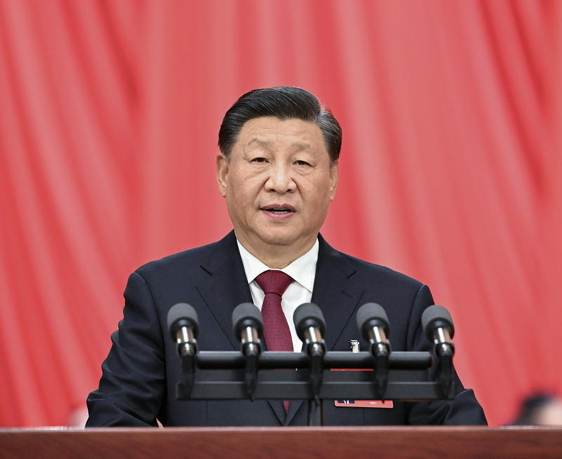 On October 16, 2022, Xi Jinping made a report at the 20th National Congress of the Communist Party of China.