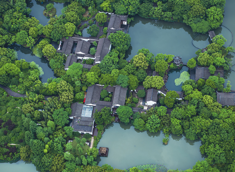 May 11, 2023, Hangzhou, Zhejiang, Xixi National Wetland Park.