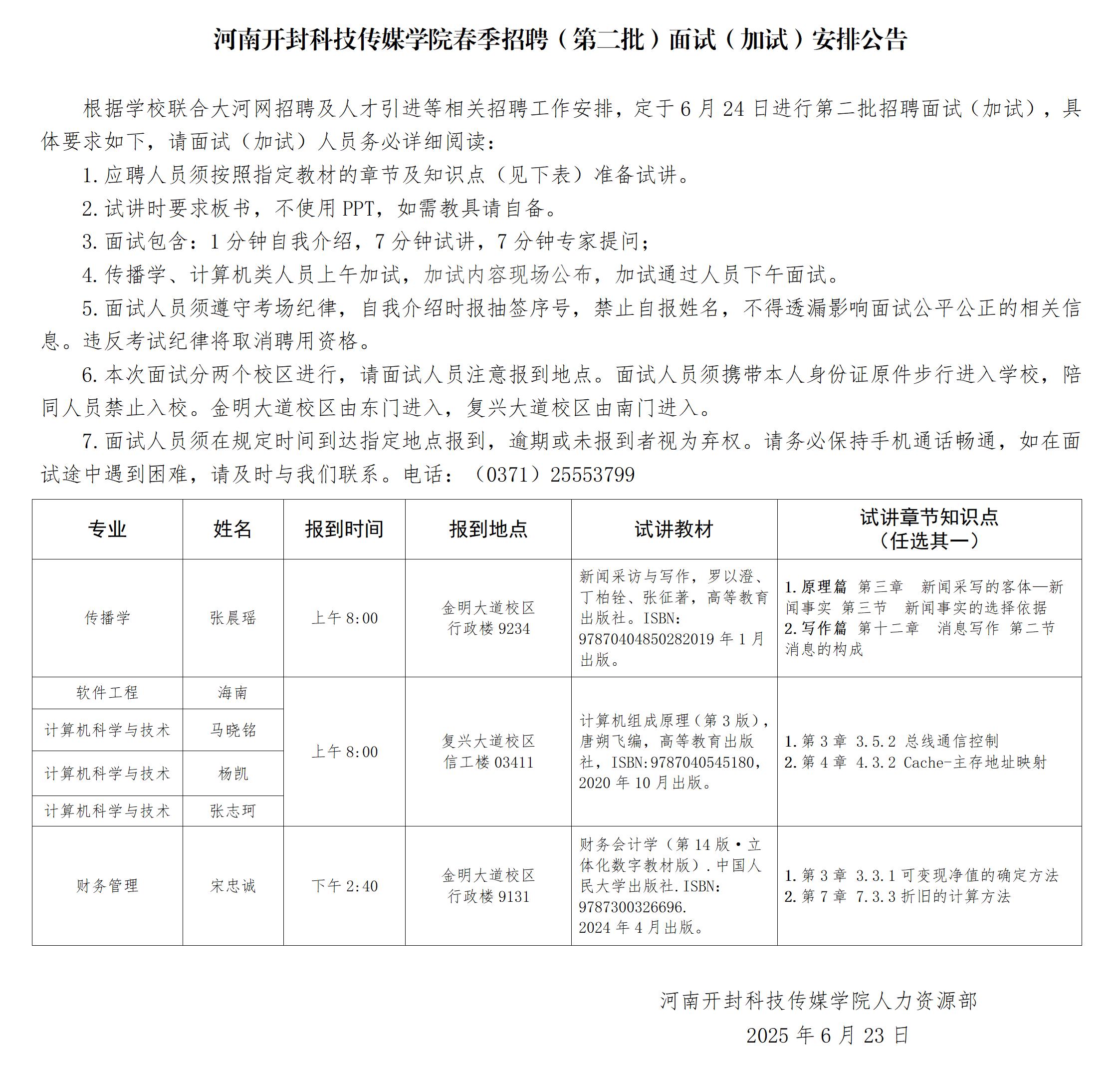 资格审查通过人员名单及面试（加试）安排公告(2)_01