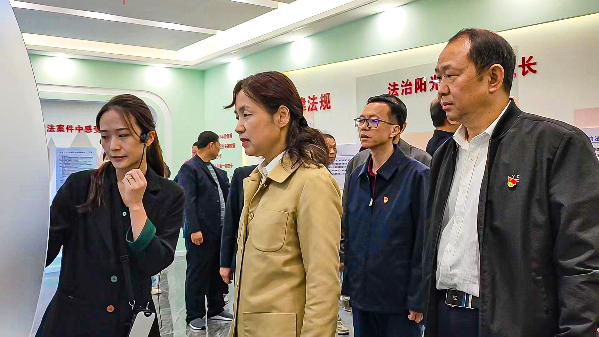 焦作市国动办组织法治文化观摩研学活动1