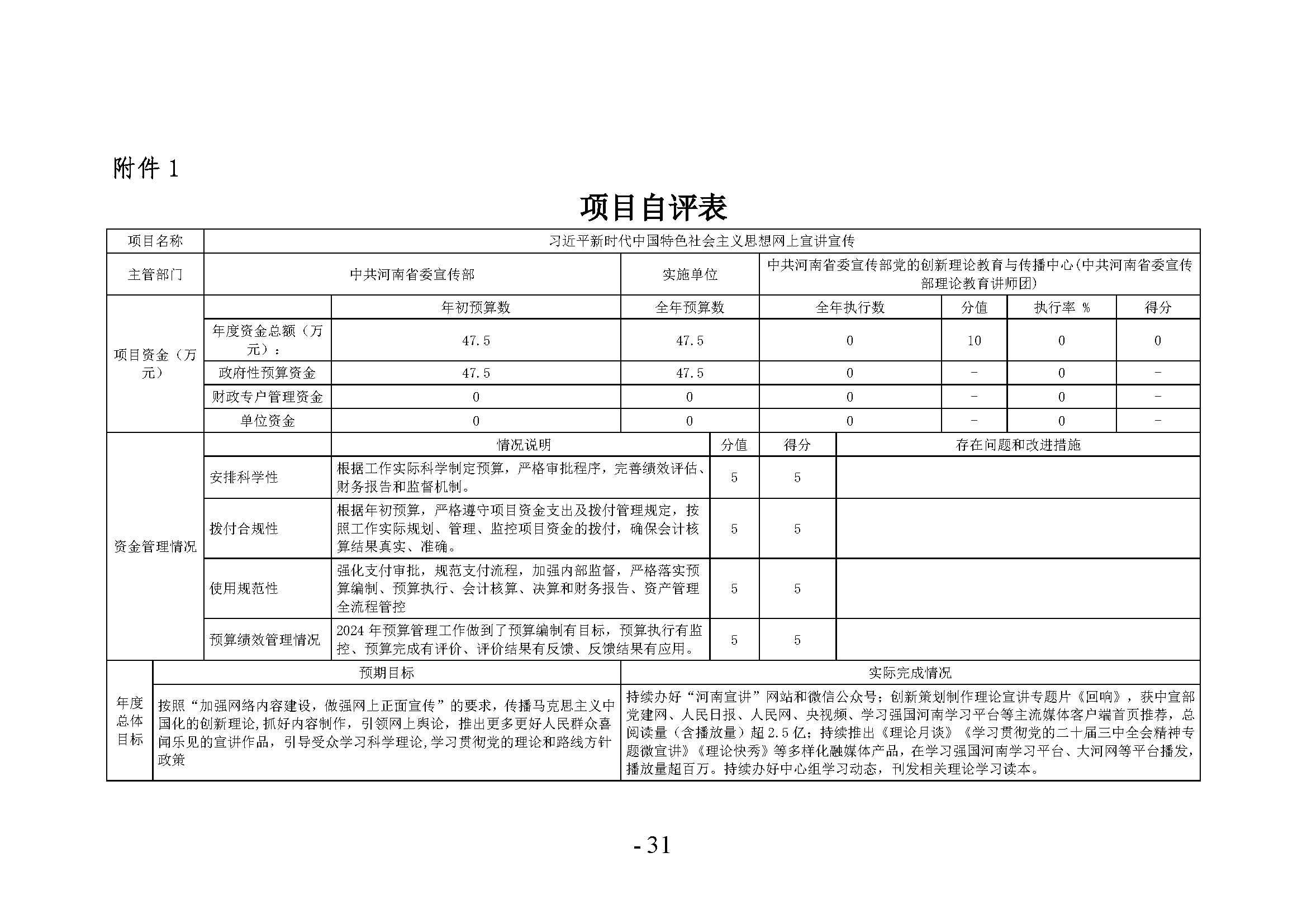中共河南省委宣传部党的创新理论教育与传播中心(中共河南省委宣传部理论教育讲师团)2024年部门决算公开_页面_31