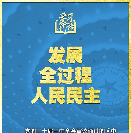 領(lǐng)悟“七個聚焦”：發(fā)展全過程人民民主