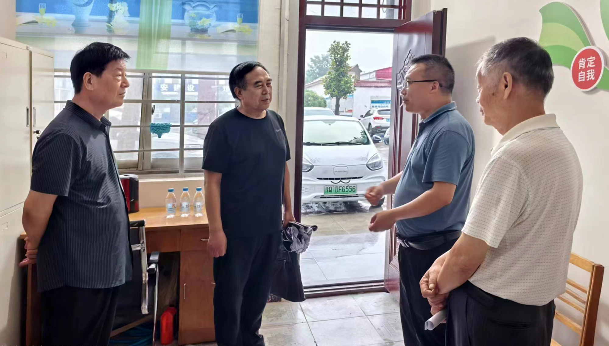 李建华在西平县调研，了解老年人体育工作组织建设落实情况。