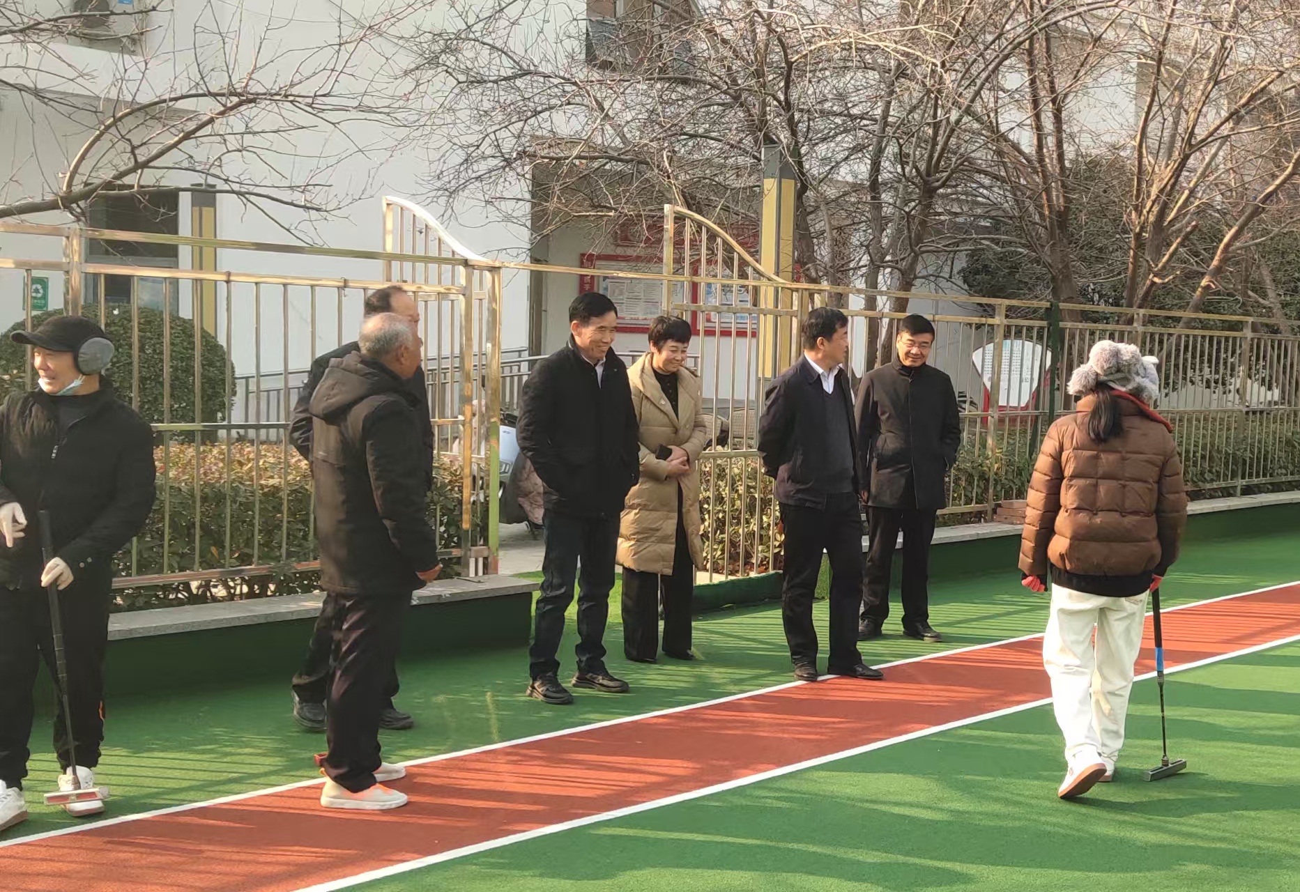 2、实地查看门球场1