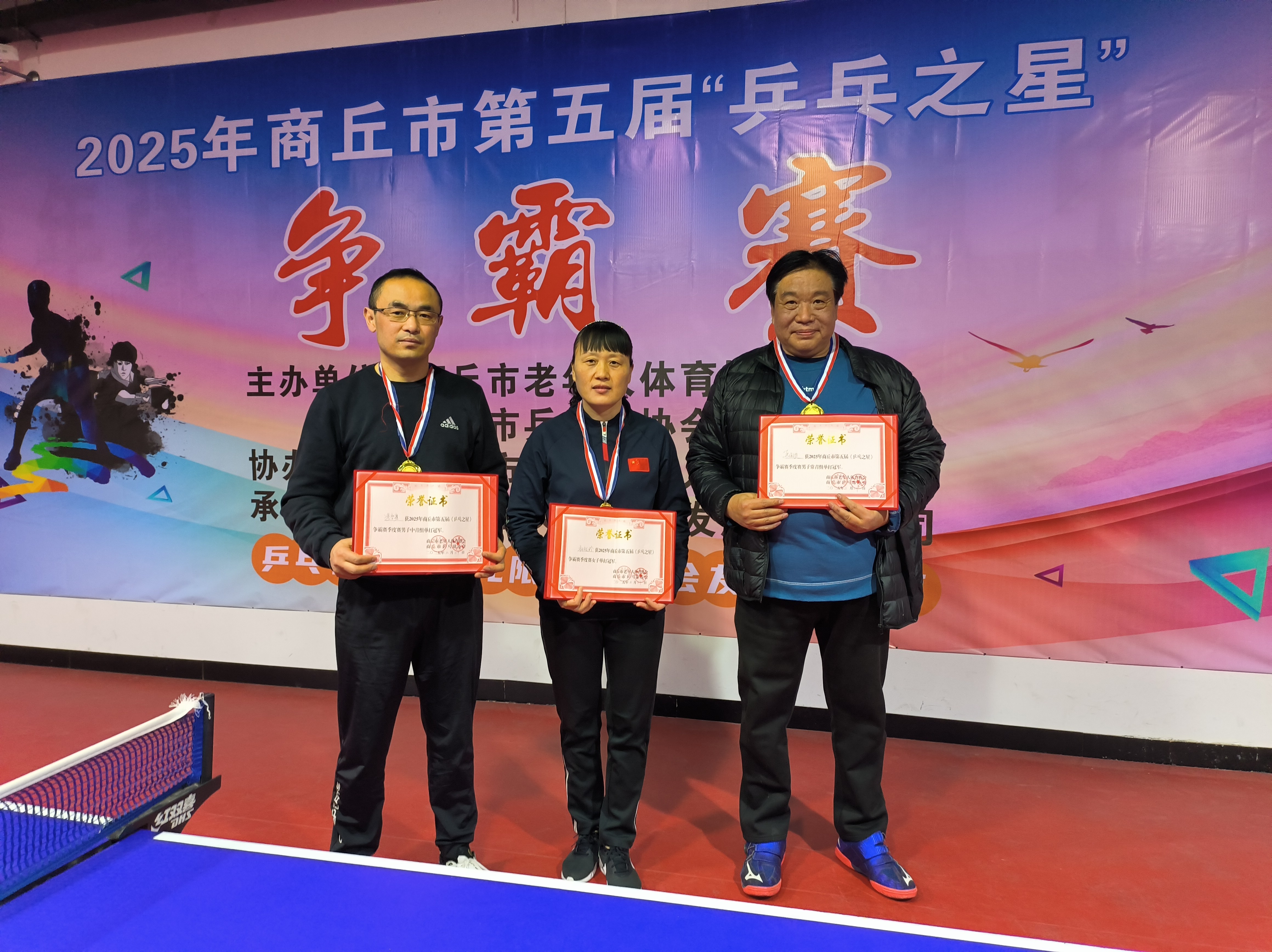 各组别冠军合影