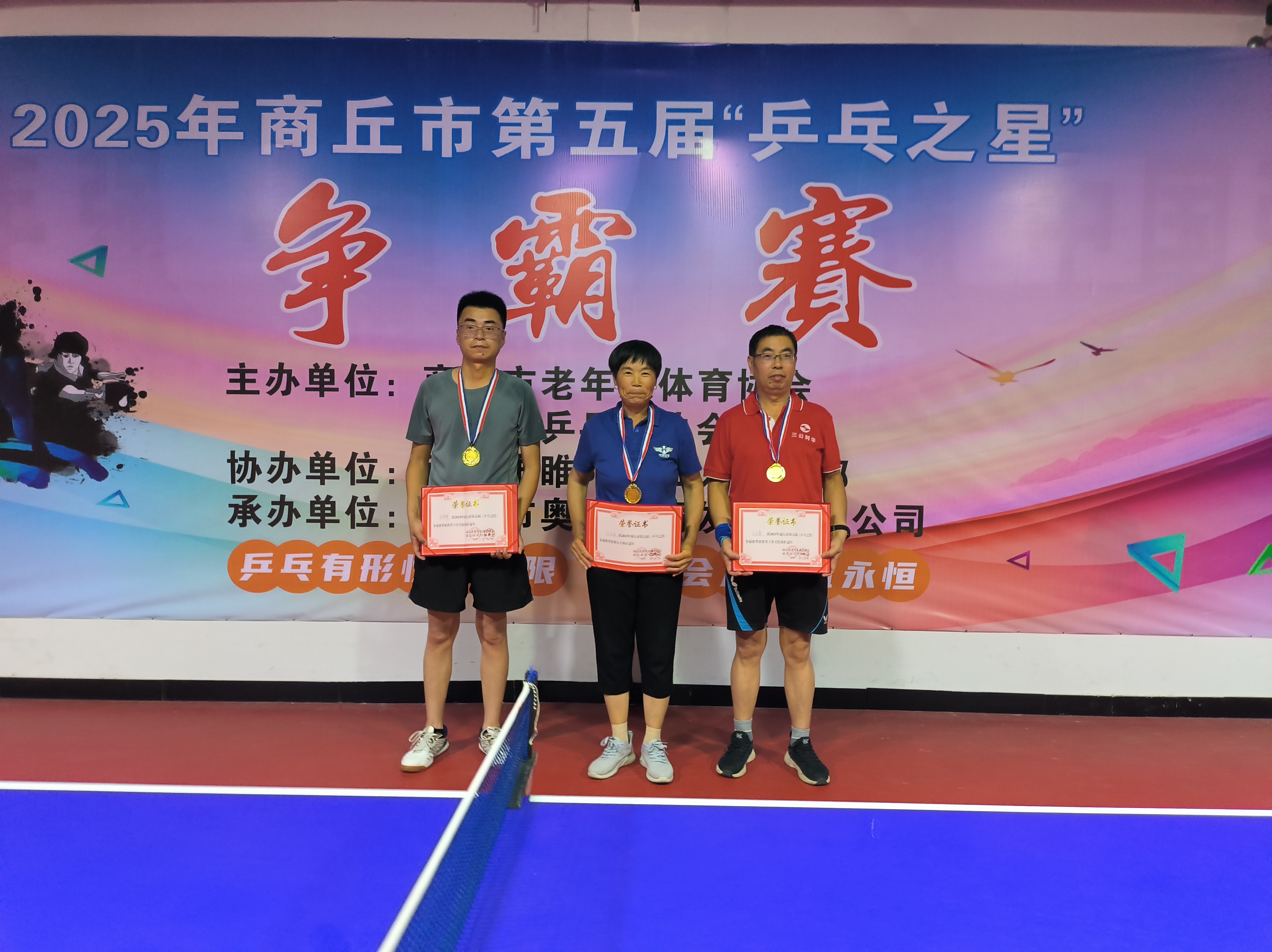 各组别冠军合影