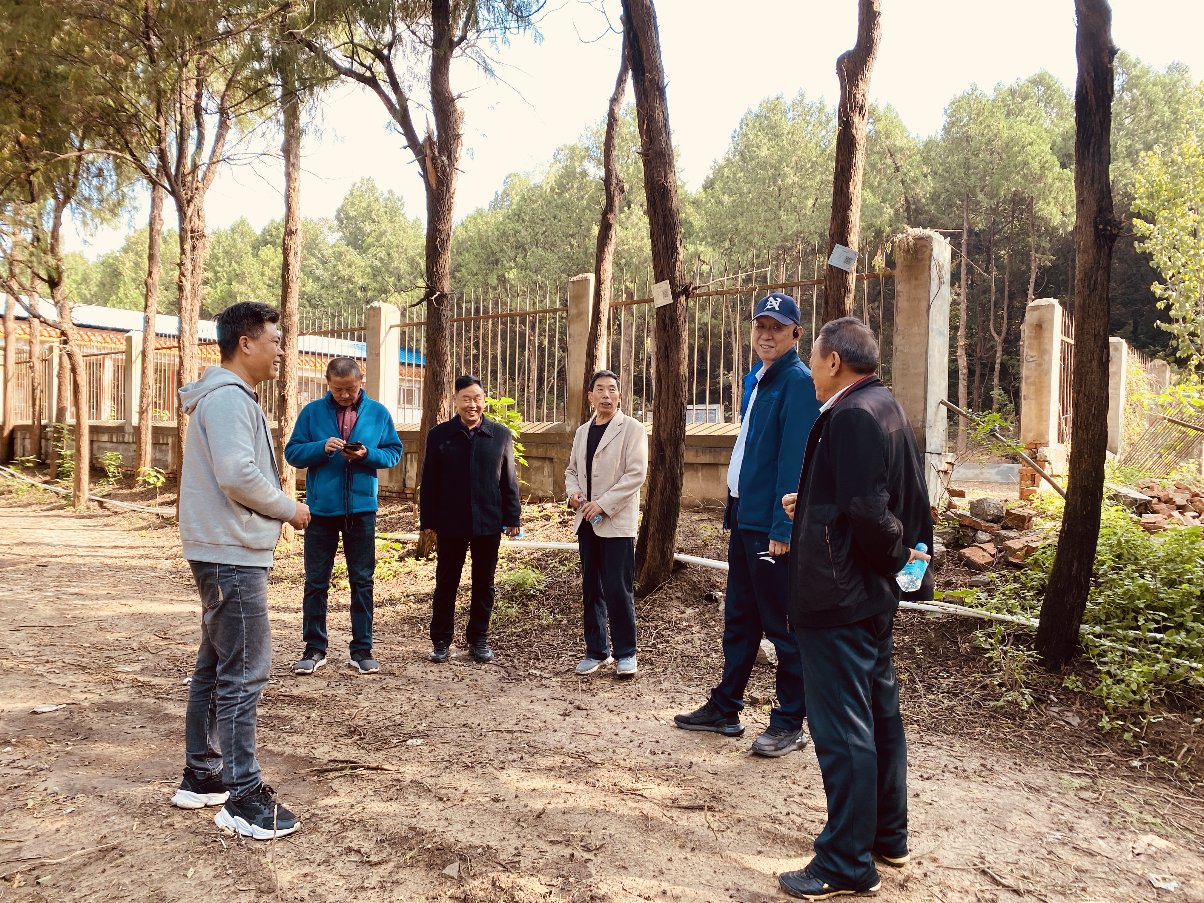 省老年体协督察浚县门球场项目