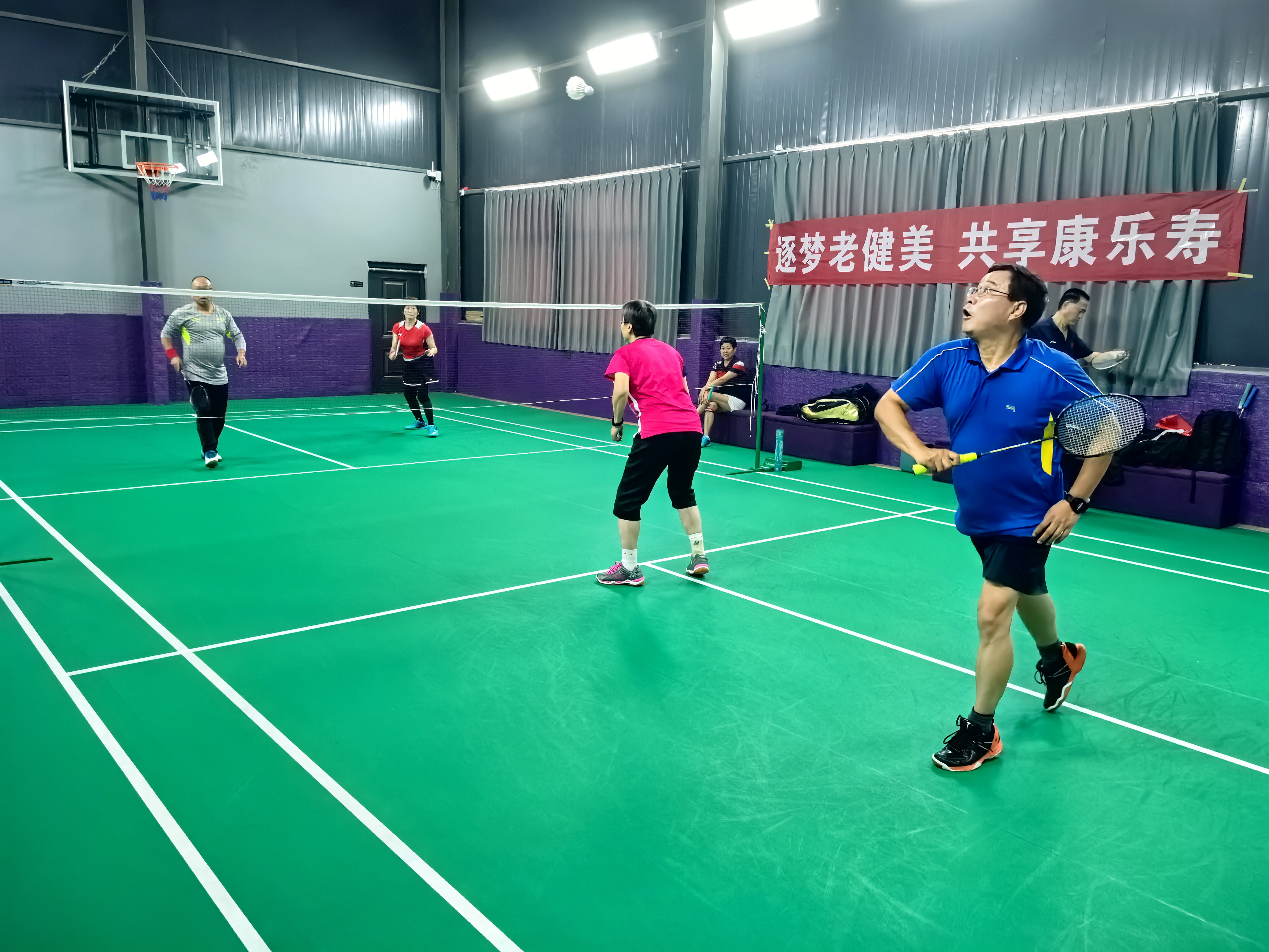 羽毛球重阳赛3
