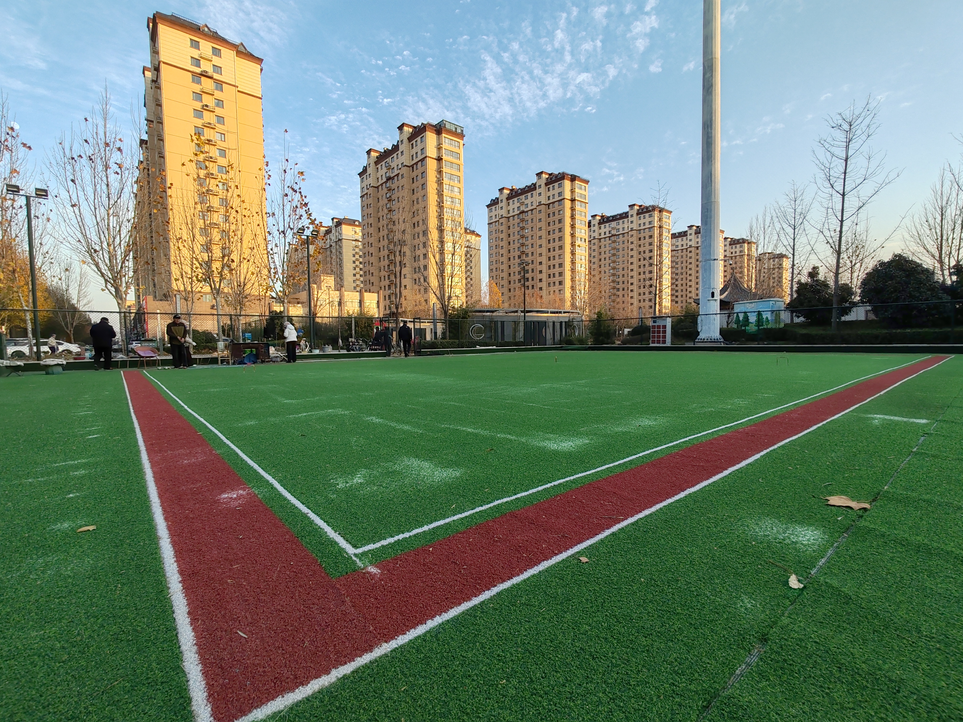 改造后的门球场