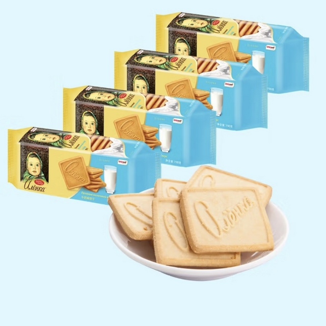 爱莲巧（牛奶味）饼干*5