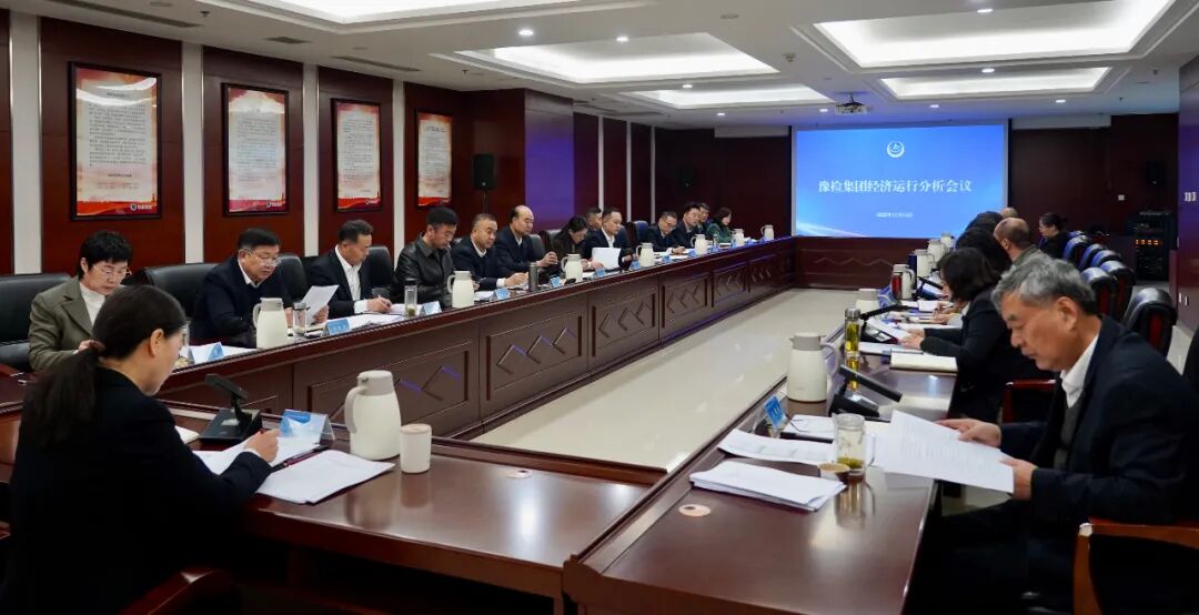 豫检集团召开经济运行分析会议