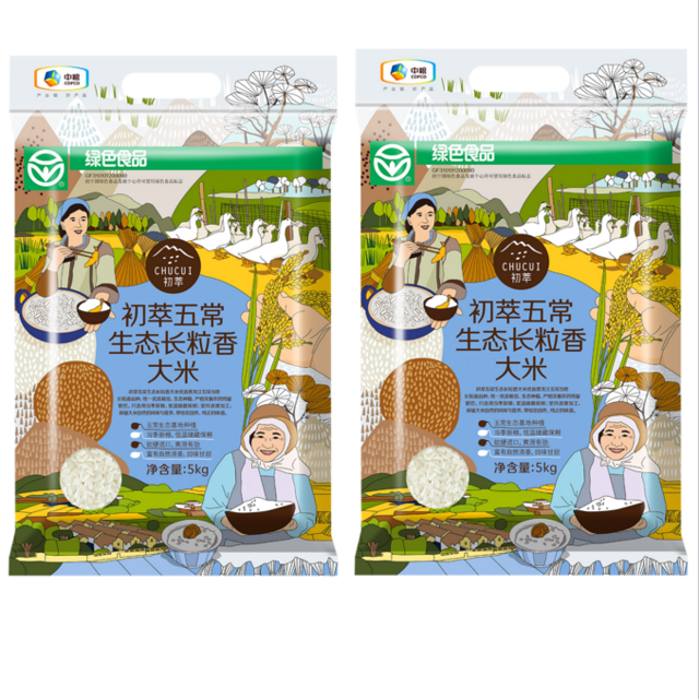 中粮初萃五常生态长粒香大米