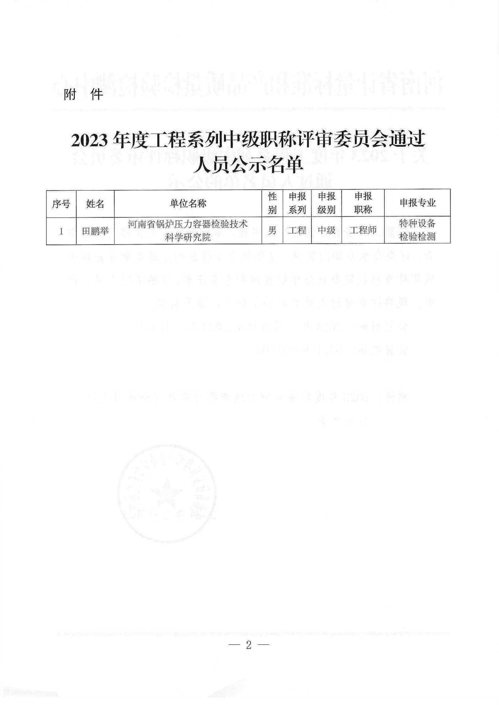 委托评审公示中级2023_05