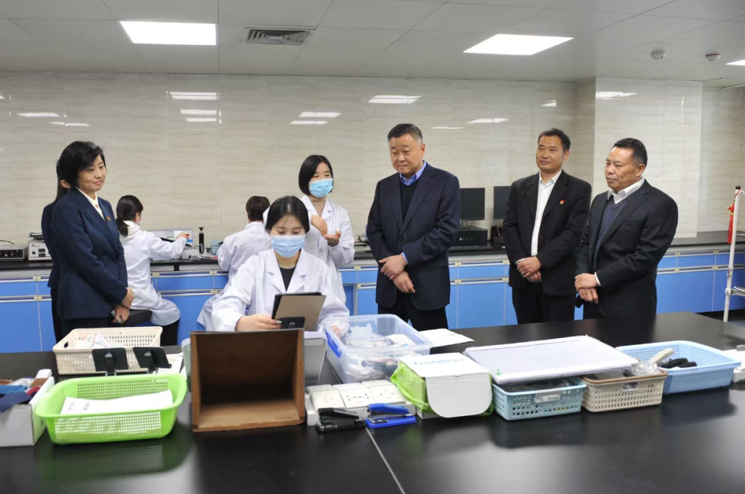 岳希忠到豫检集团纤检院有限公司开展专题调研